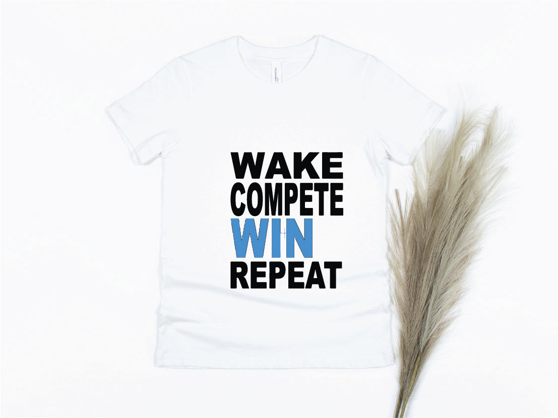 Wake Compete Win Repeat Youth Shirt
