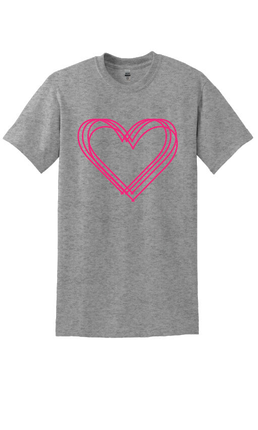 Hearts T-Shirt gray