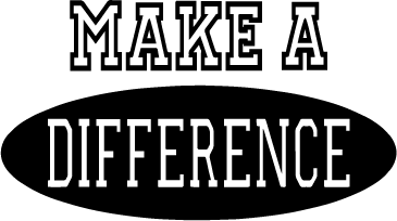 Make a Difference Shirt - white