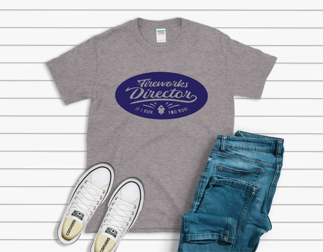 Fireworks Director Shirt - gray
