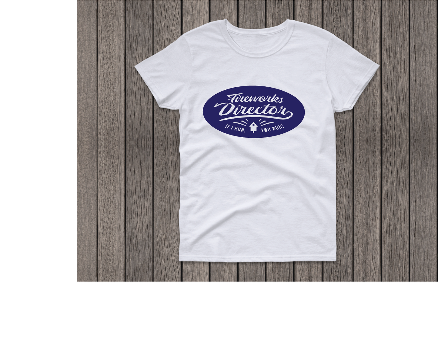 Fireworks Director Shirt - white