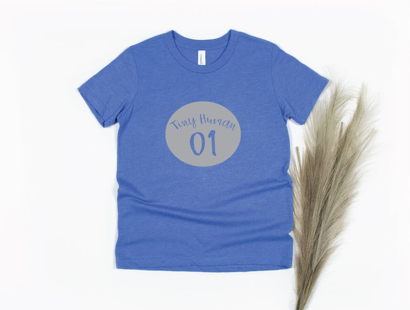 Tiny Human Shirt - blue