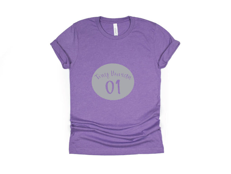 Tiny Human Shirt - purple