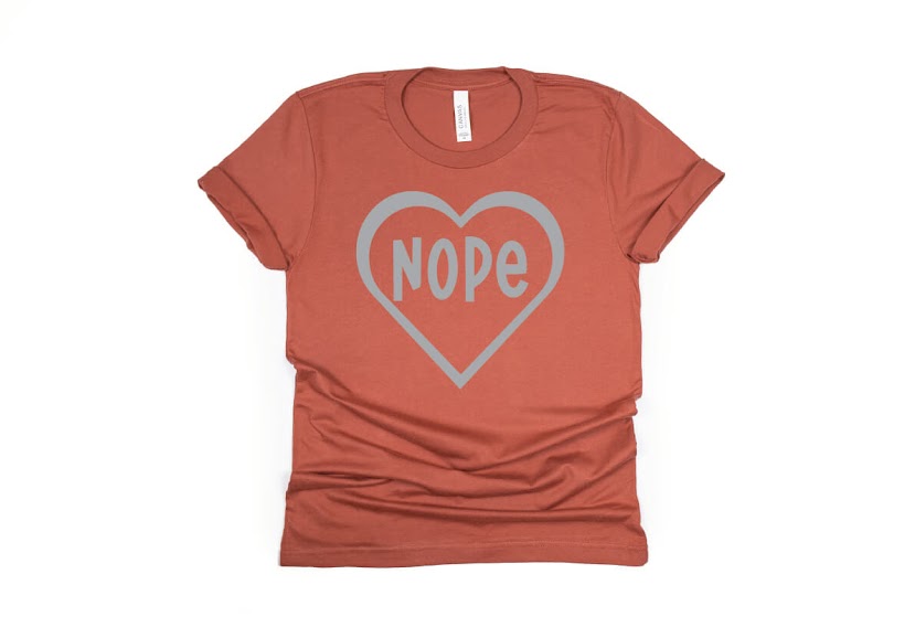 Nope Shirt - rust