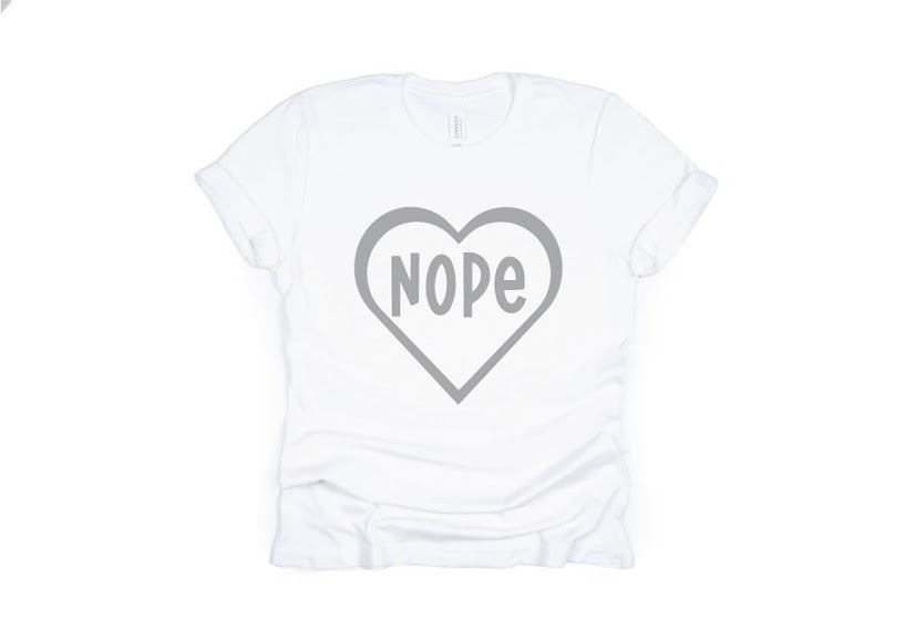 Nope Shirt - white