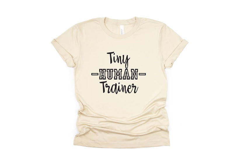 Tiny Human Trainer Shirt - cream