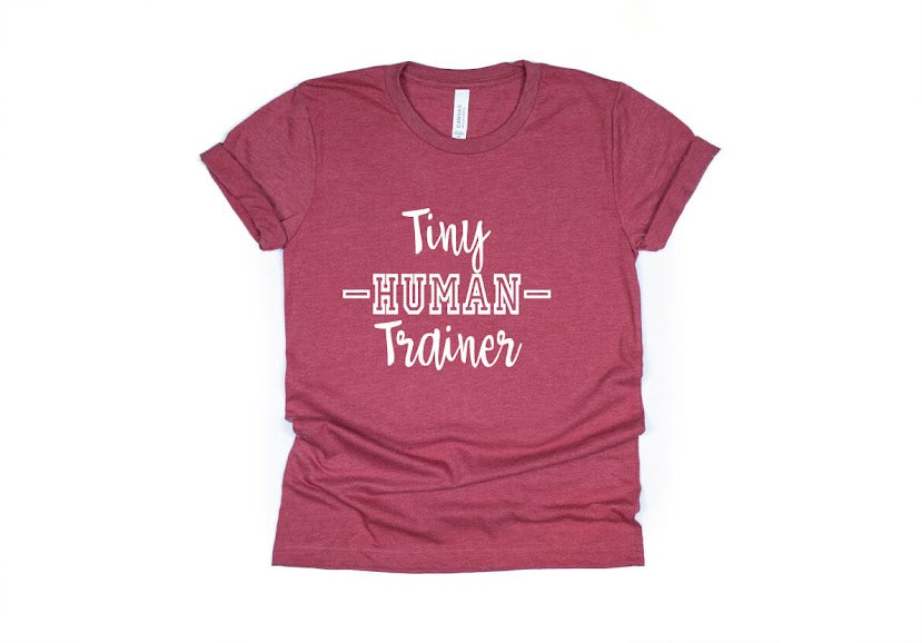 Tiny Human Trainer Shirt - red