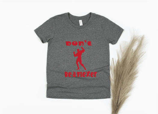 Don't Be A Flexer Shirt - gray