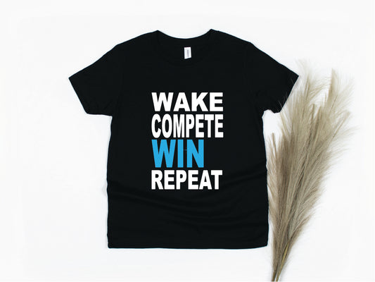 Wake Compete Win Repeat Youth Shirt
