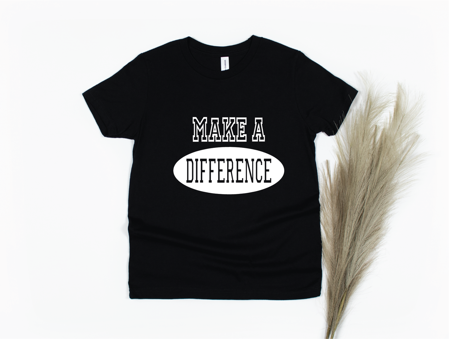 Make a Difference Shirt - black