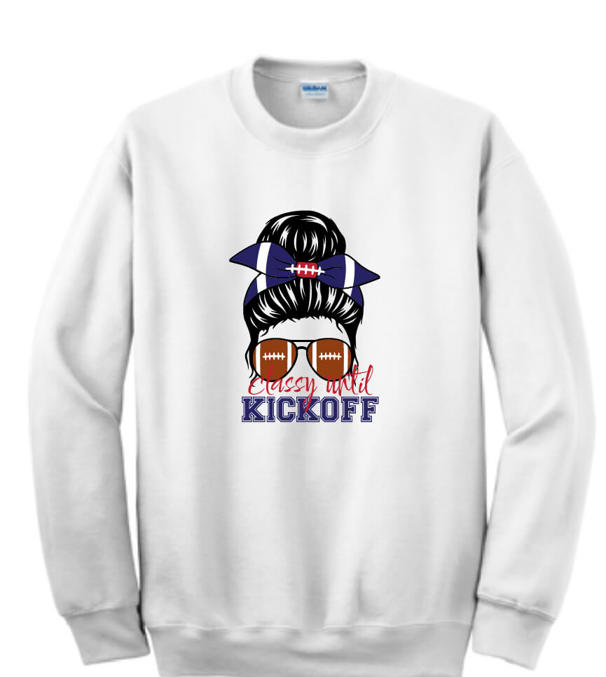 Classy till Kickoff Sweatshirt white