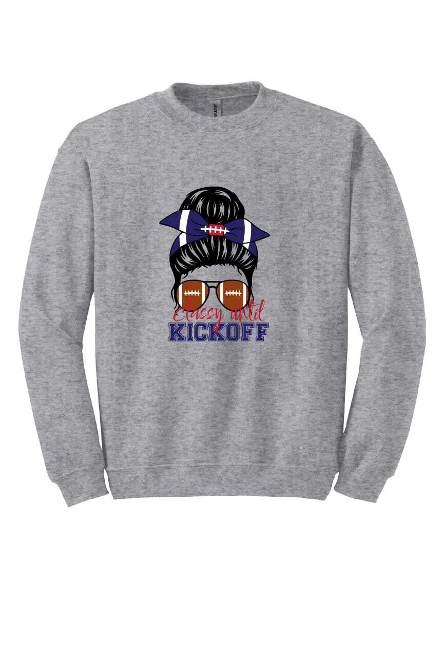 Classy till Kickoff Sweatshirt gray