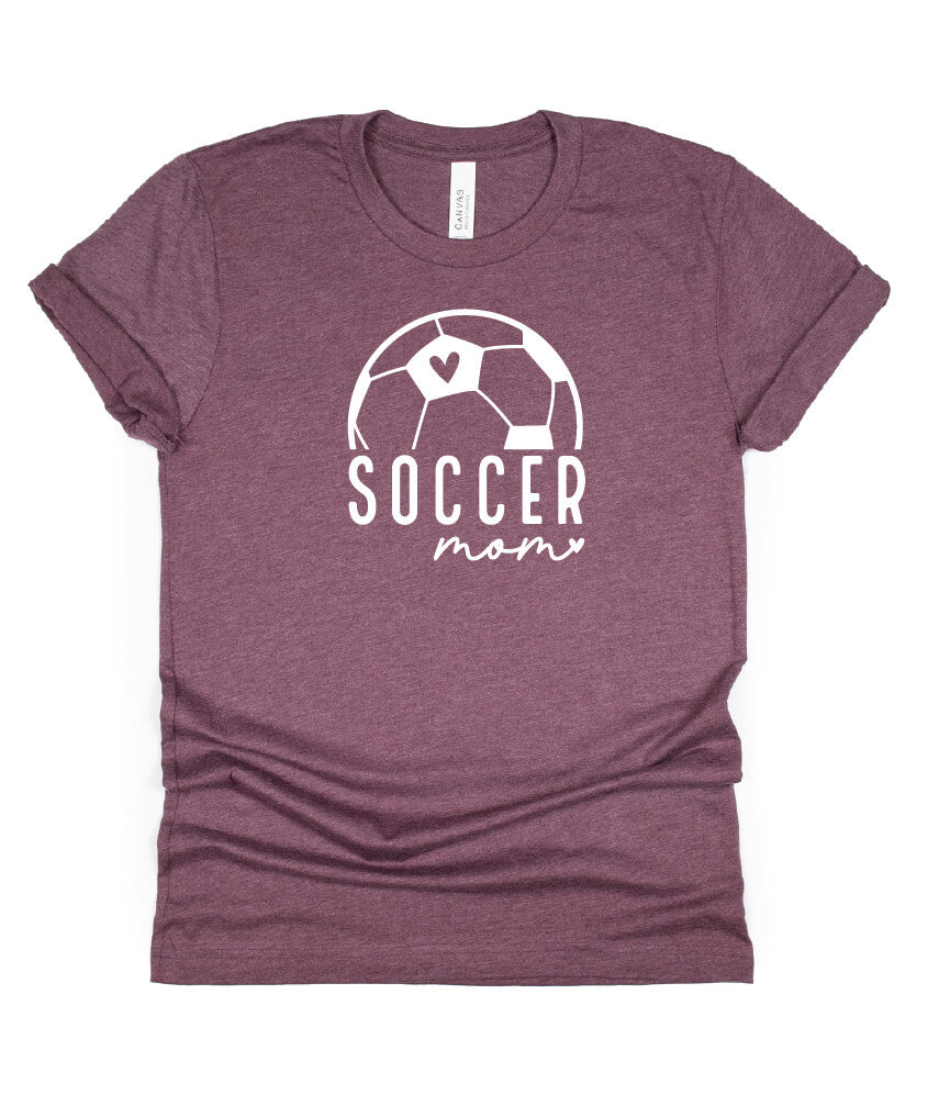 Soccer Mom Shirt maroon