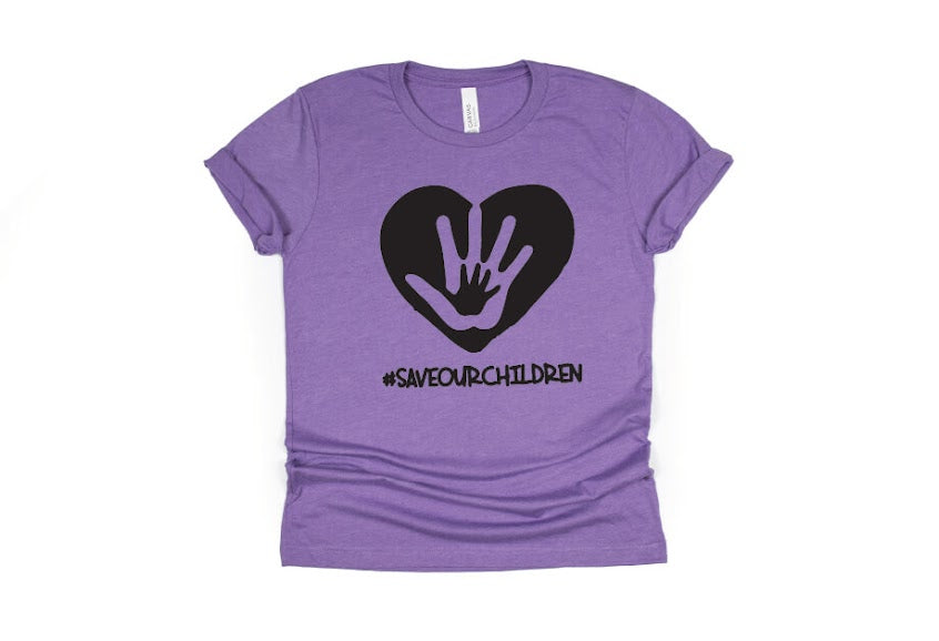 Save The Children Shirt - purple
