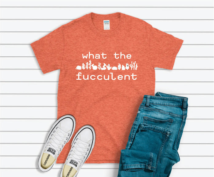 What the Fucculent Shirt - rust