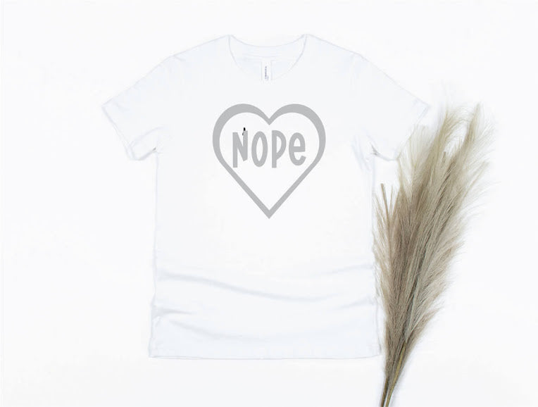 Nope Youth Shirt - white