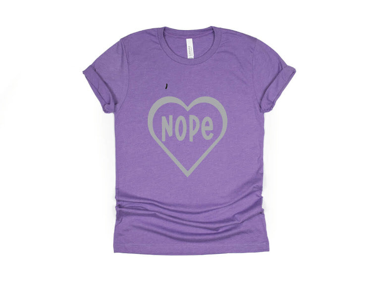 Nope Youth Shirt - purple
