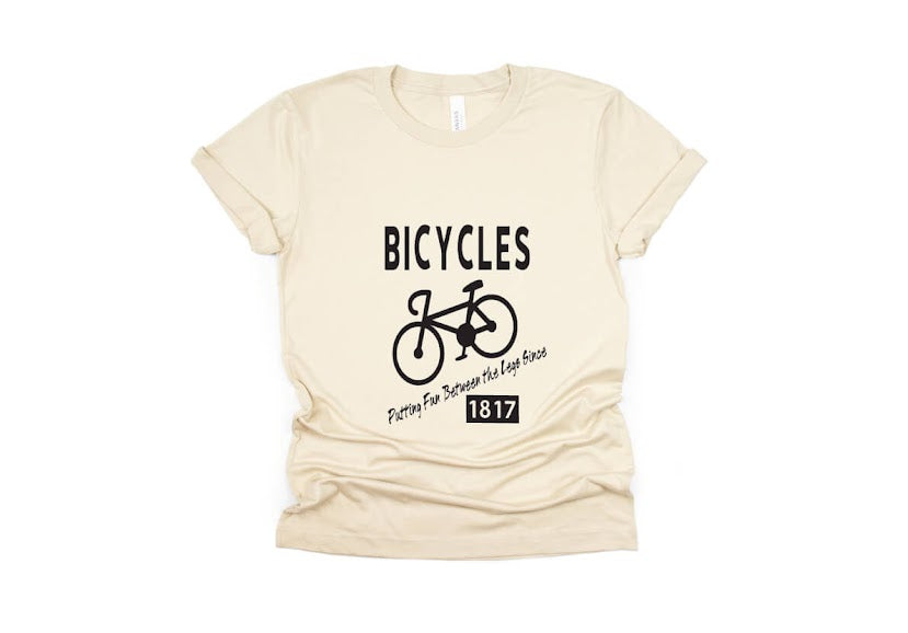 Bicycles, Putting Fun Between Your Legs Since 1817 - cream