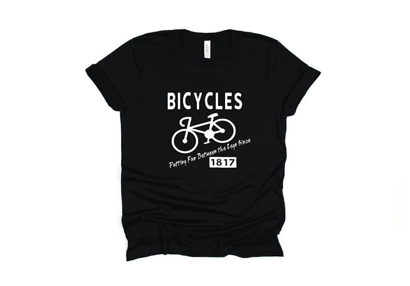 Bicycles, Putting Fun Between Your Legs Since 1817 - black