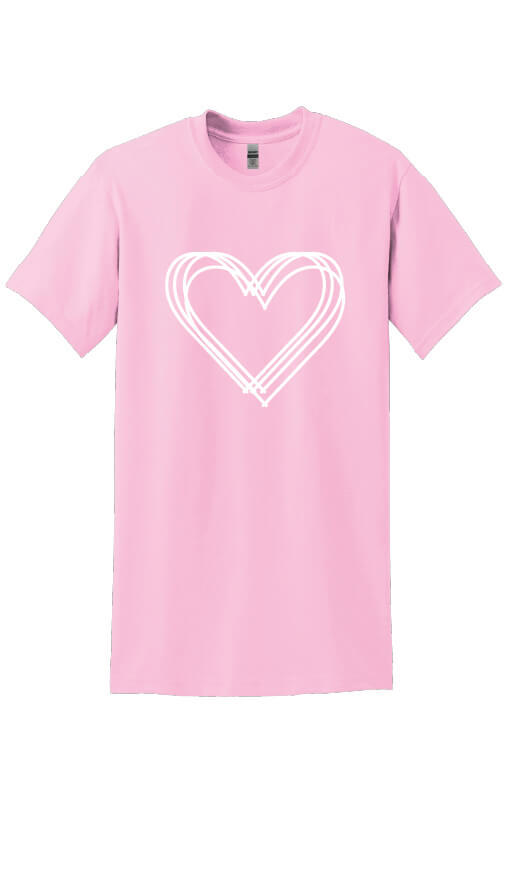 Hearts T-Shirt pink
