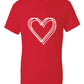 Hearts (Youth) T-Shirt red