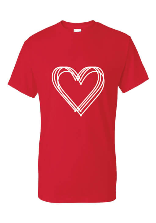 Hearts (Youth) T-Shirt red
