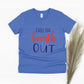 Chill The Fourth Out Youth Shirt - blue