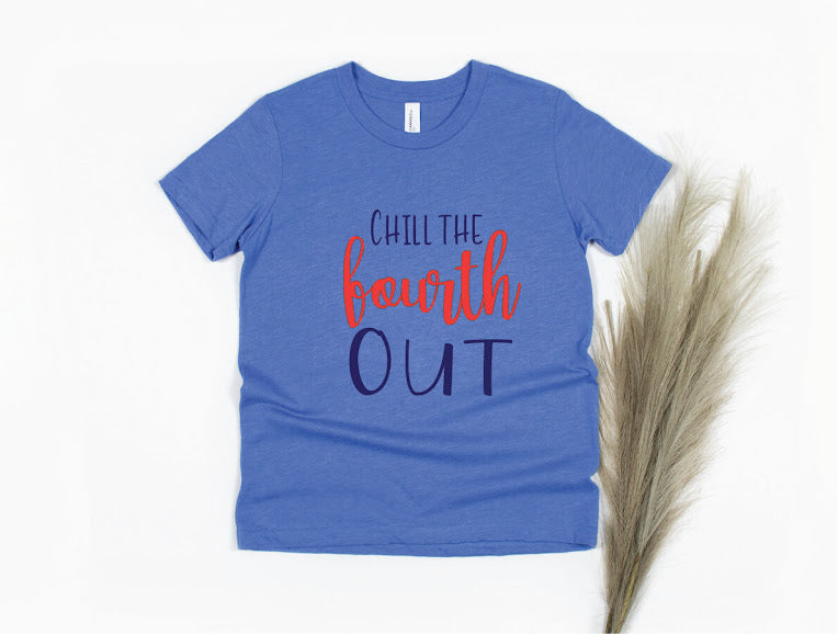 Chill The Fourth Out Youth Shirt - blue