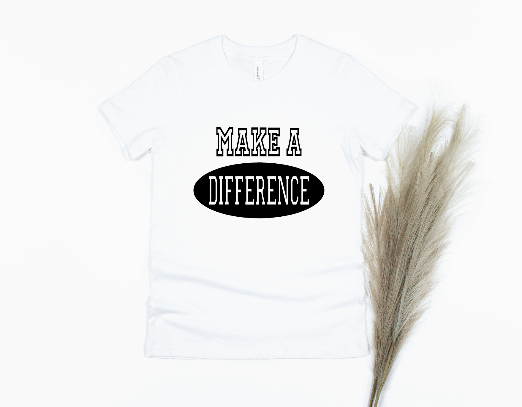 Make a Difference Shirt - white