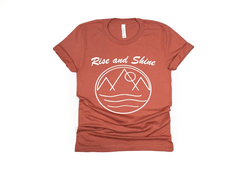 Rise and Shine Shirt - rust