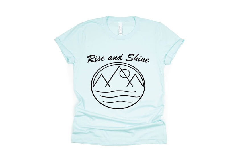 Rise and Shine Shirt - light blue