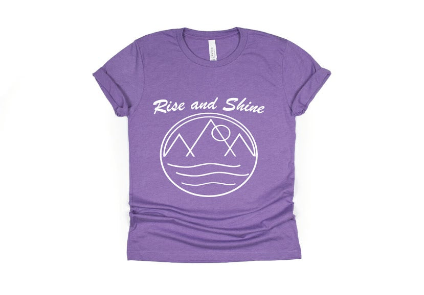 Rise and Shine Shirt - purple