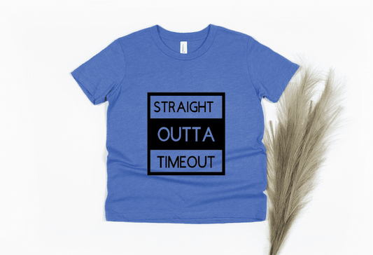 Straight Outta Timeout - blue