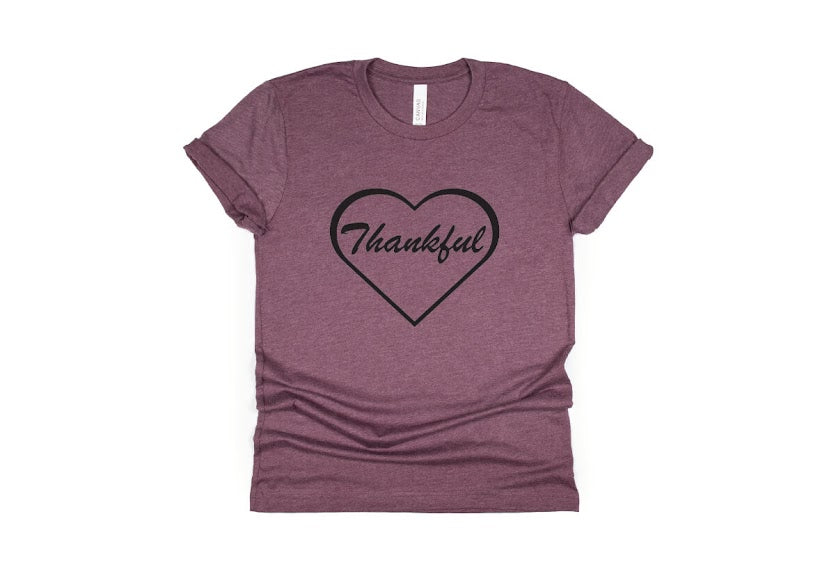 Thankful Shirt - maroon