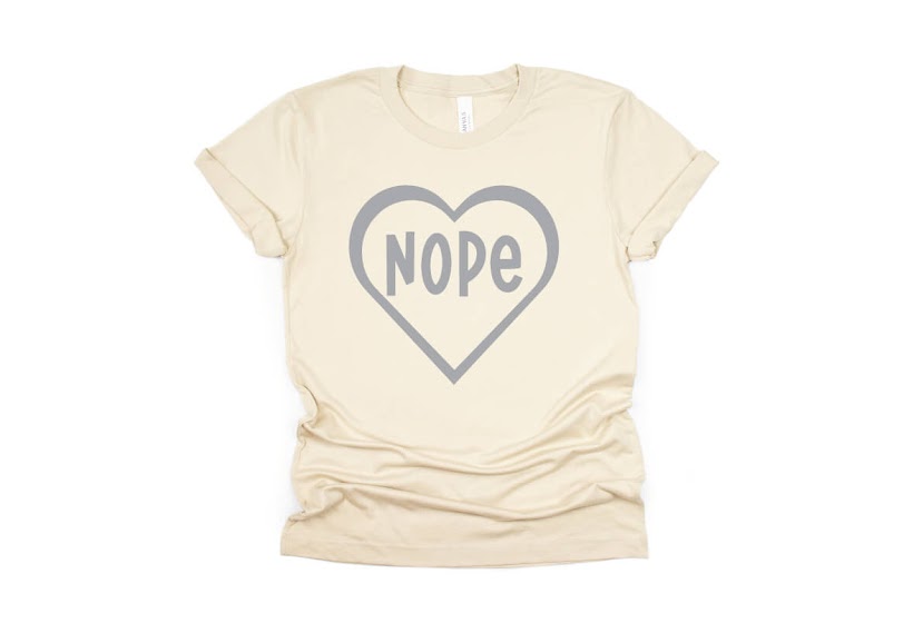 Nope Shirt - cream