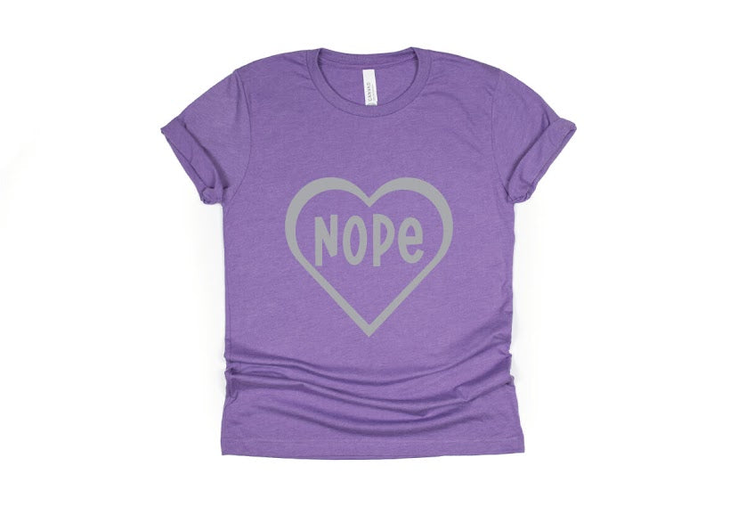 Nope Shirt - purple