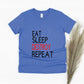 Eat Sleep Destroy Repeat - blue