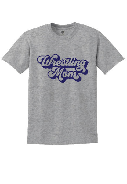 Wrestling Mom T-Shirt gray