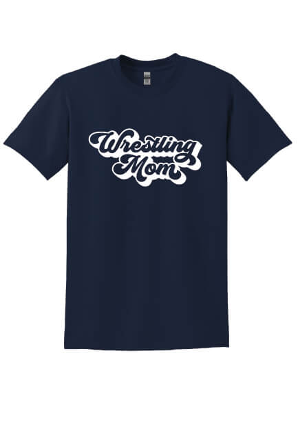 Wrestling Mom T-Shirt navy