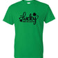 Lucky and Blessed T-Shirt green