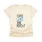 Coffee Lake Wine Repeat Shirt - cream