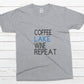 Coffee Lake Wine Repeat Shirt - gray