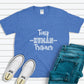 Tiny Human Trainer Shirt - blue