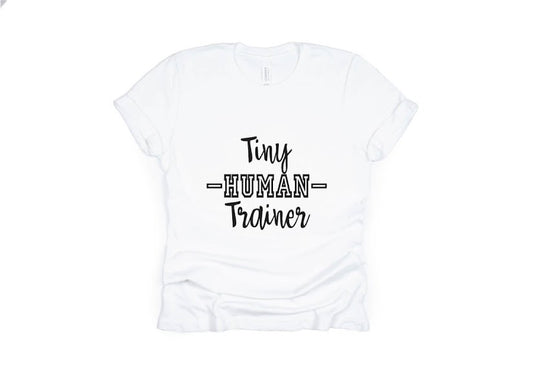 Tiny Human Trainer Shirt - white