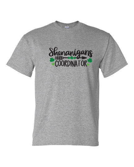 Shenanigans Coordinator T-Shirt gray