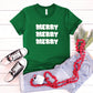 Merry, Merry, Merry T-shirt green