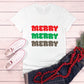 Merry, Merry, Merry T-shirt white
