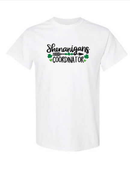 Shenanigans Coordinator T-Shirt white