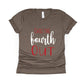 Chill the Fourth Out, July 4th Shirt - brown