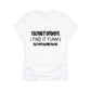You Find it Funny I Find it Offensive Shirt - white